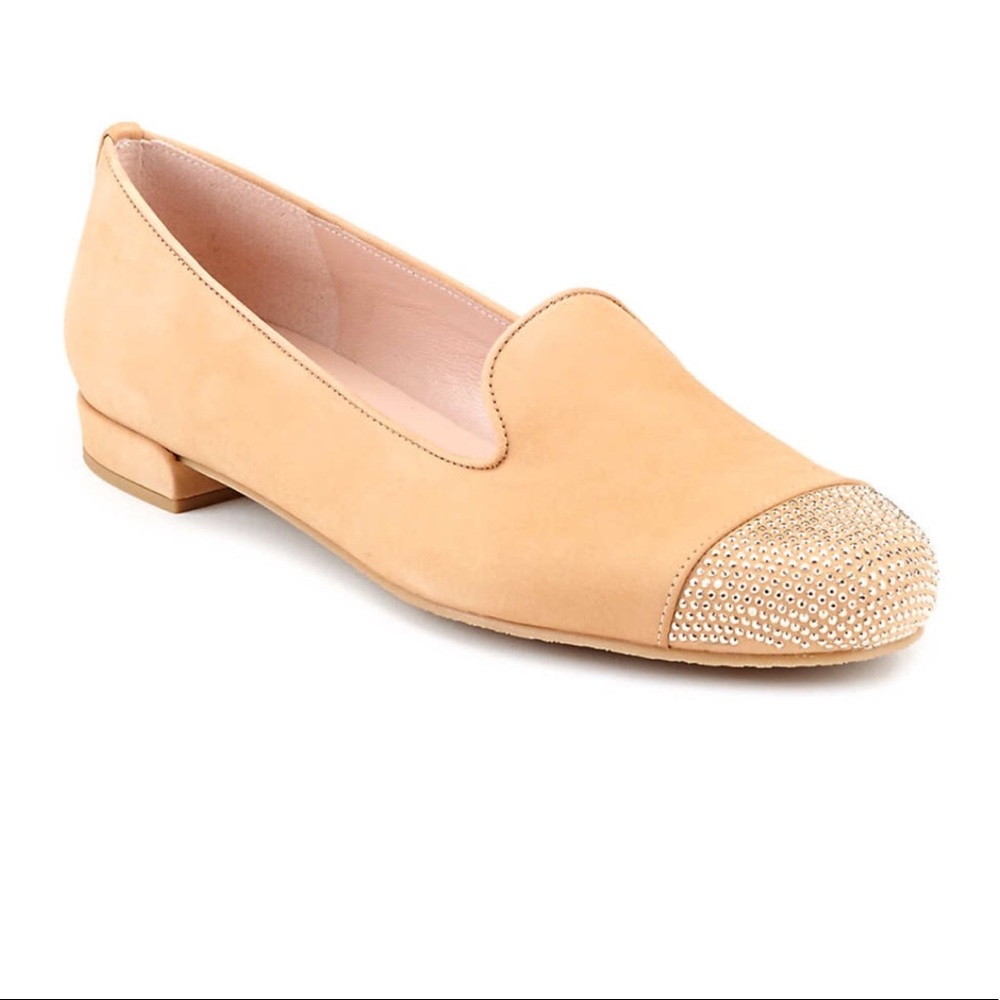 Stuart Weitzman Lingo Nubuck Smoking Loafer